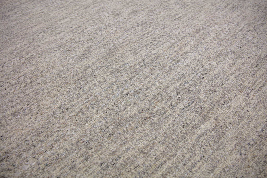 Armon II AO-01 Bone Hand Knotted handmade wool and viscose rug. 36 knots per square inch durable and high traffic rug. Rug colors bone, ivory, beige, white, brown and charcoal. No fringe rug. Solid and transitional rug with all over pattern. Basic, minimalistic rug. Available in rug sizes 2' x 3', 8' x 10', 9' x 12', 10' x 14', 12' x 15' and custom and oversized.
